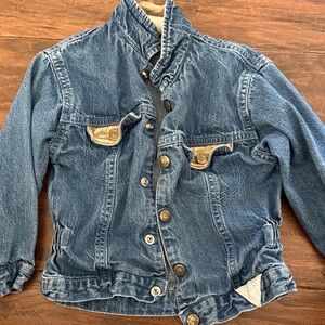 Kids Blue Guess Vintage Denim Jacket